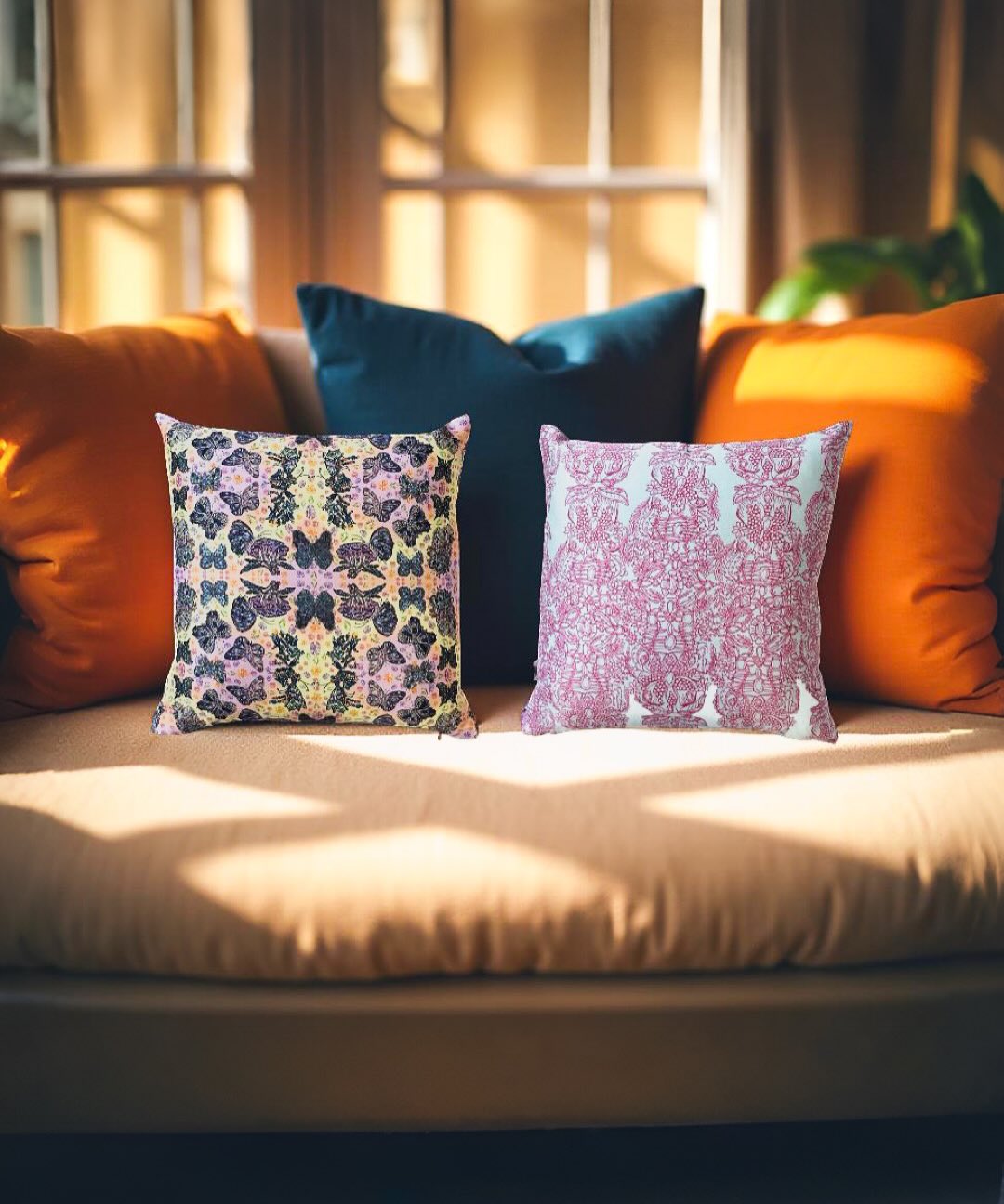 Archive Pattern Cushion