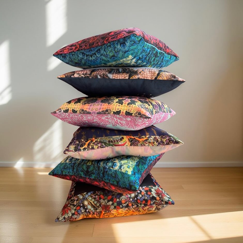 Archive Pattern Cushion