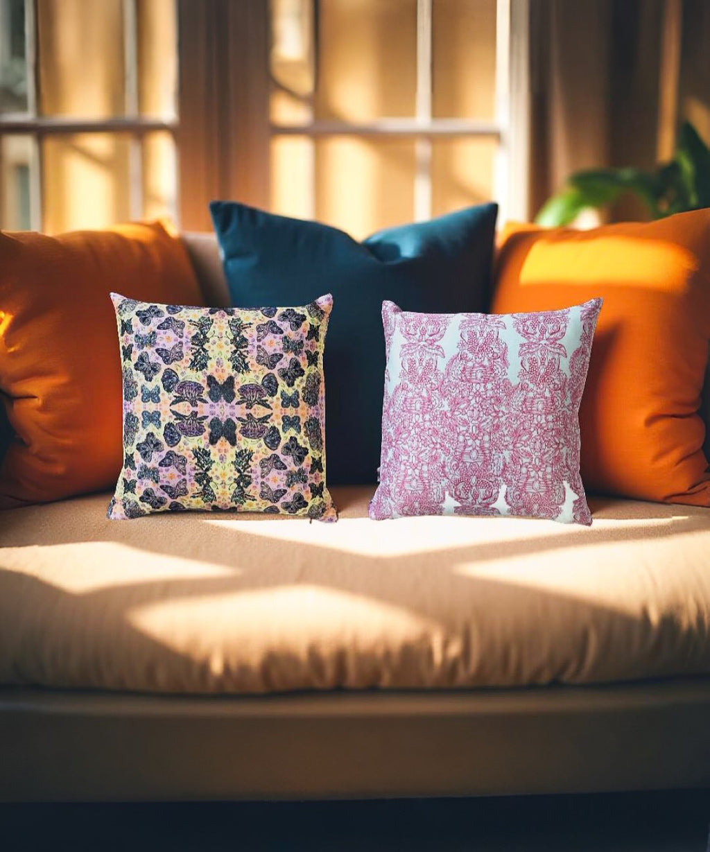 Archive Pattern Cushion