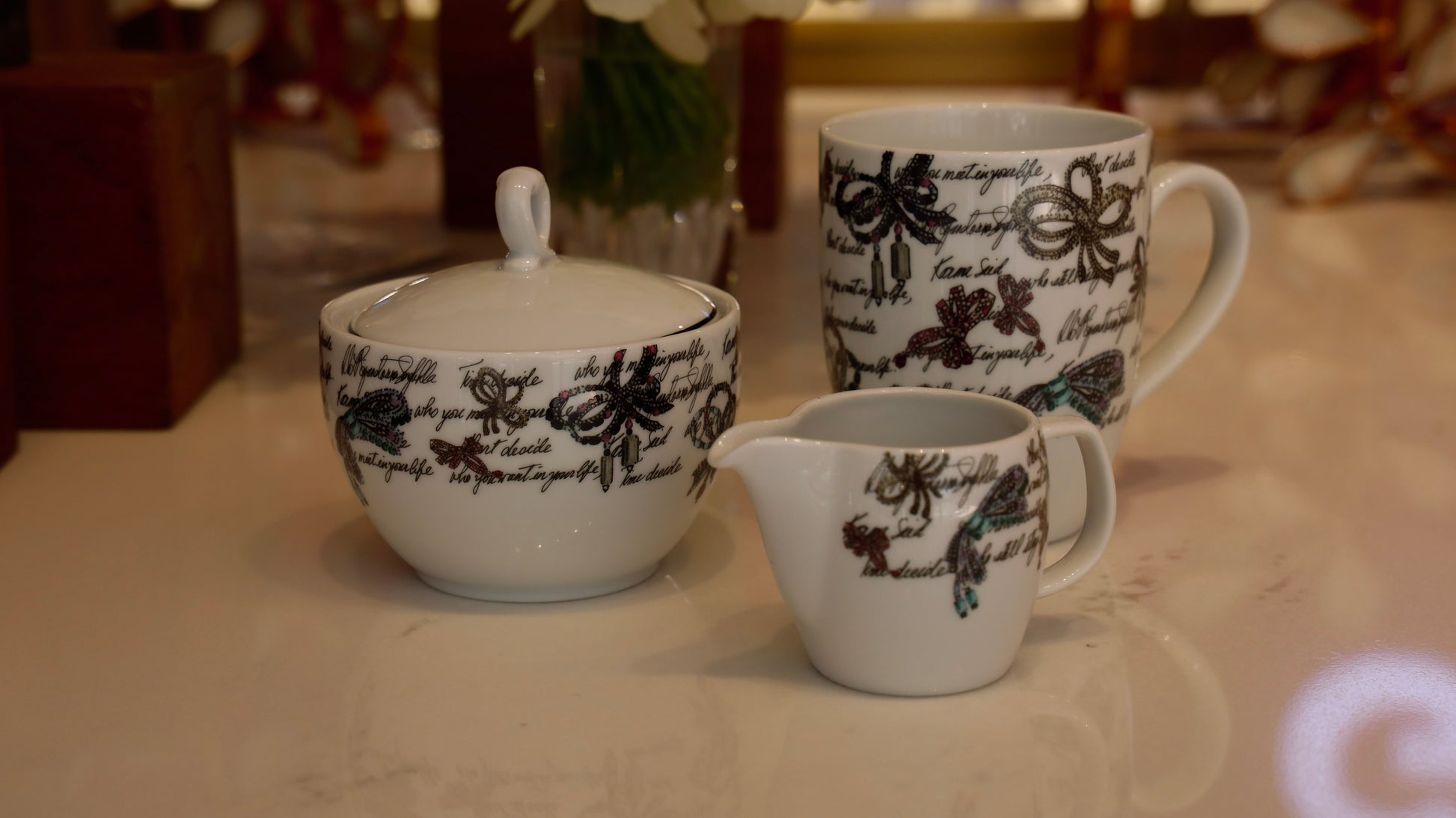Porcelain Tea Set - Set of 4